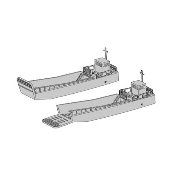モデリウム 1/700 海上自衛隊YF2121号25t型交通船 スケール