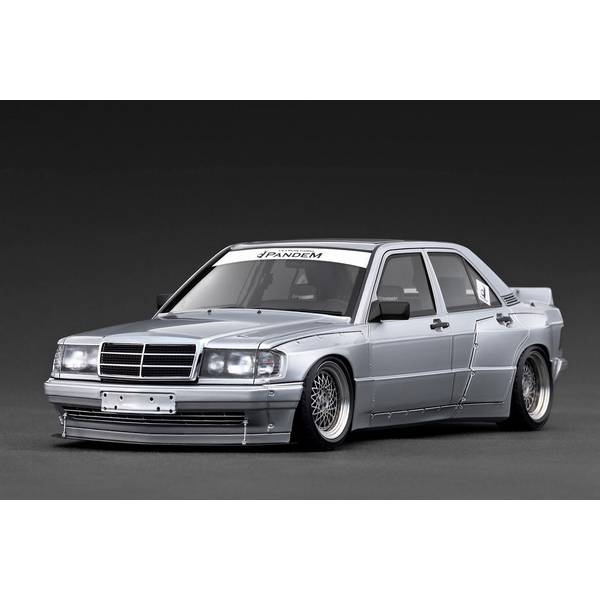 イグニッションモデル 1/18 メルセデス・ベンツ PANDEM 190 シルバー 完成品ミニカー IG3768