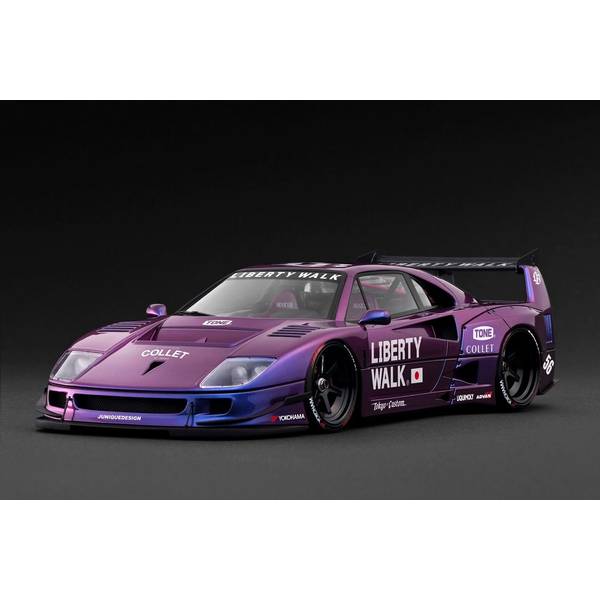 イグニッションモデル 1/18 フェラーリ LB-WORKS 40 パープル