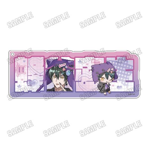 【12月予約】幕が下りたら僕らは番 描き下ろしBIGアクリルネームプレートキーホルダー-1蜂谷密生 キャラグッズ 4573613735745