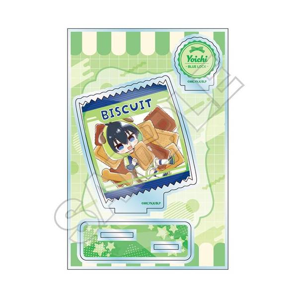 雑貨　[当選通知書付き] 潔世一 限定描き下ろしデザインアクリルスタンド 「ブルーロック×iD」 iD対応サービス利用で当たる!ブルーロックオリジナルグッズプレゼントキャンペーン当選品 TVアニメ『ブルーロック』 Sketchu! スナックパッケージ