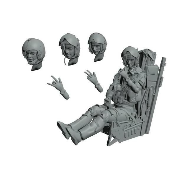 ミリタリーフィギュア　パイロット Amazon | トリファクトリー 1/48 ミリタリーフィギュアシリーズ