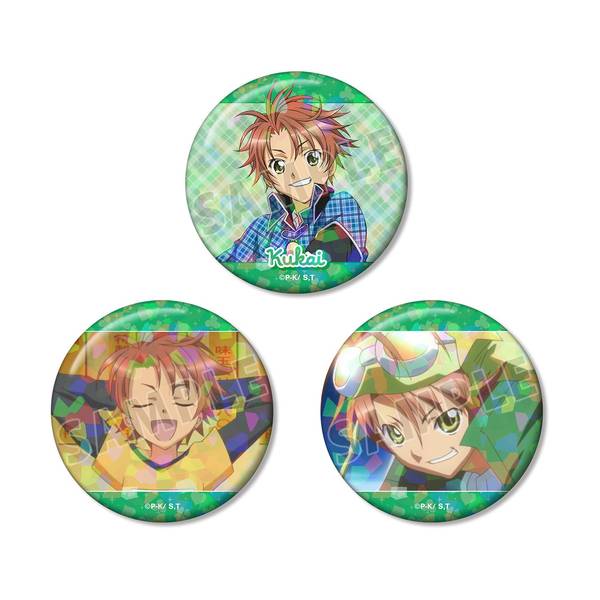 TVアニメ『しゅごキャラ！』相馬 空海 ホログラム缶バッジ3個セット