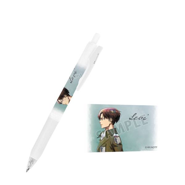 【9月予約】進撃の巨人描き下ろし リヴァイ 冬の歩みver. サラサクリップ ボールペン キャラグッズ 4573643026714
