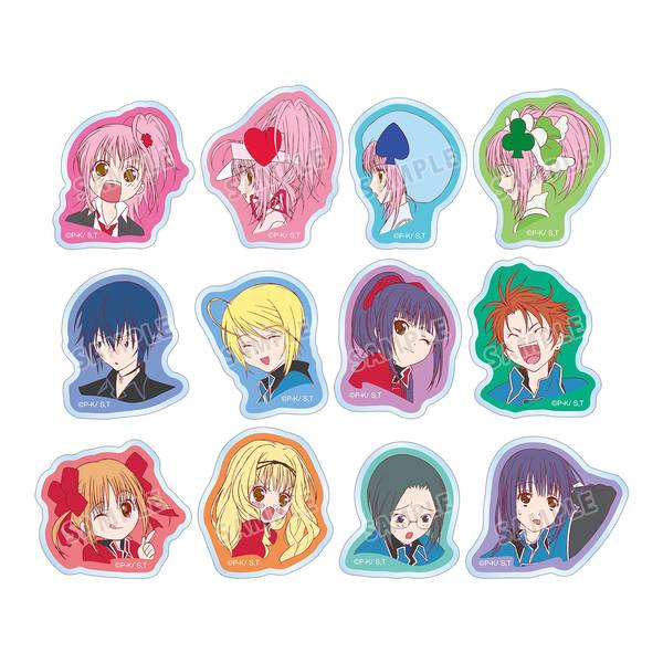 【10月予約】TVアニメ『しゅごキャラ！』トレーディングアクリルステッカー 12個入BOX キャラグッズ 4573643030063