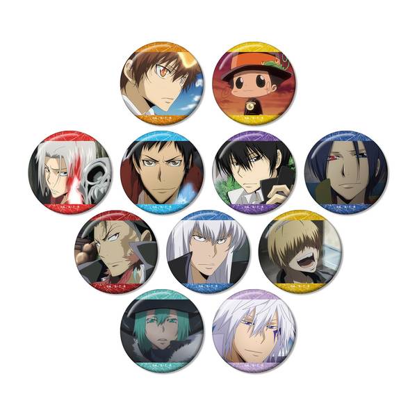 【9月予約】家庭教師ヒットマンREBORN!トレーディング場面写グリッター缶バッジ 11個入BOX キャラグッズ 4573643032784