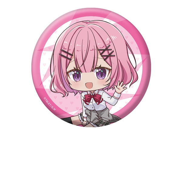 わたしが恋人になれるわけないじゃん、ムリムリ!(※ムリじゃなかった!?) ぺたん娘缶バッジ 甘織 れな子