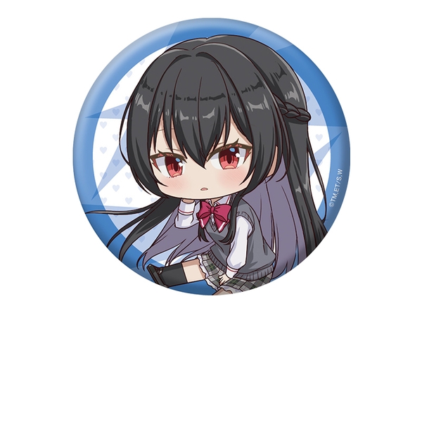 わたしが恋人になれるわけないじゃん、ムリムリ!(※ムリじゃなかった!?) ぺたん娘缶バッジ 琴 紗月