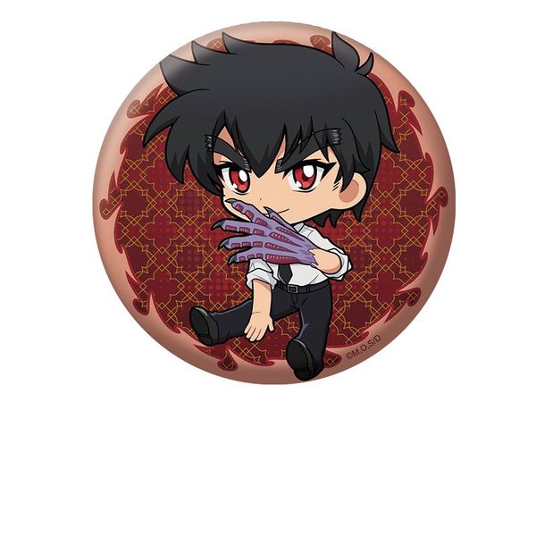 【4月予約】新アニメ『地獄先生ぬ～べ～』 ぺたん娘缶バッジ 鵺野 鳴介(鬼の手) キャラグッズ 4573661614863