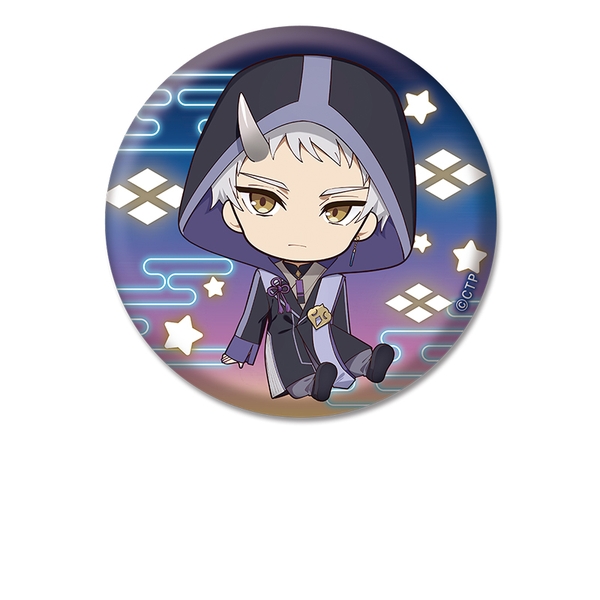 超かぐや姫！ ぺたん娘缶バッジ 駒沢雷 | 4573661616478 | ポスト