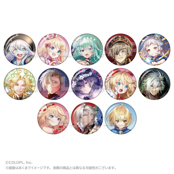 クイズRPG 魔法使いと黒猫のウィズ トレーディング缶バッジA(等身ver.) 13個入BOX