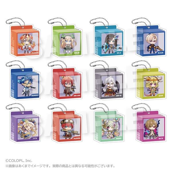 クイズRPG 魔法使いと黒猫のウィズ トレーディングアクリルキーホルダーA 12個入BOX