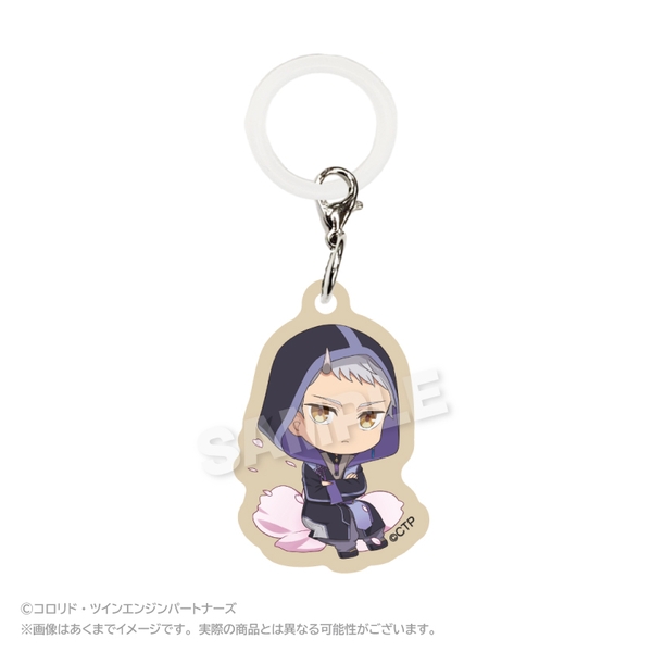 超かぐや姫！ ミニキャラアクリルチャーム 駒沢雷