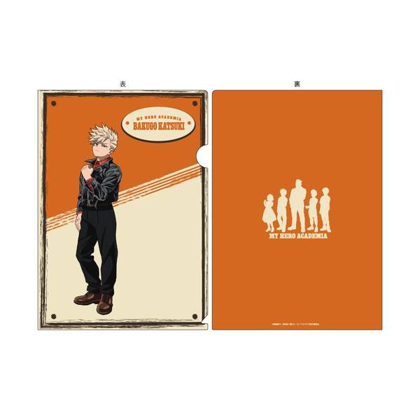 僕のヒーローアカデミア A4クリアファイル アメリカンレトロVer. 爆豪