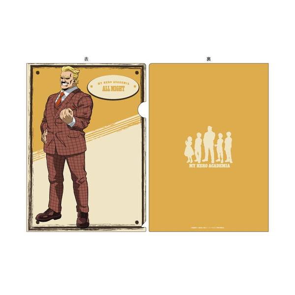 僕のヒーローアカデミア A4クリアファイル アメリカンレトロVer