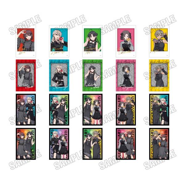 【4月予約】アニメ「ガールズバンドクライ」 描き下ろしミニフォトカードコレクション[ブラックファッションフルーツver.] 10個入BOX キャラグッズ 4573699540745