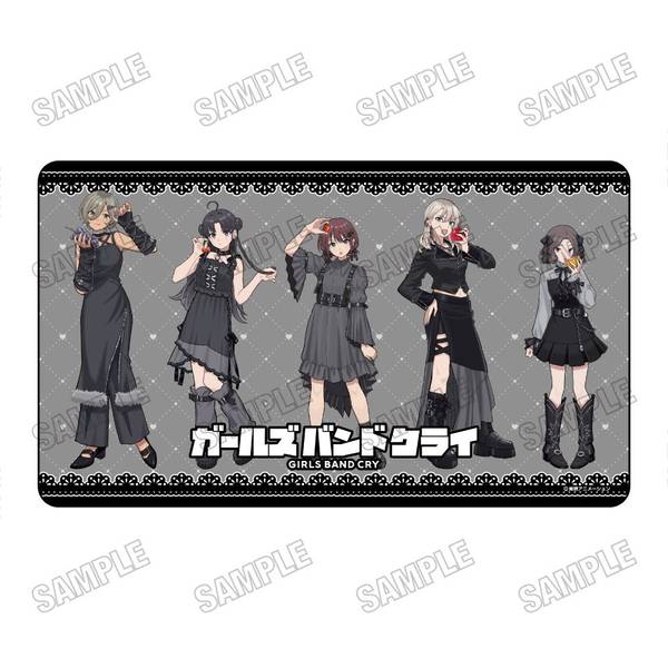 【4月予約】アニメ「ガールズバンドクライ」 描き下ろしデスクマット[ブラックファッションフルーツver.] キャラグッズ 4573699540752