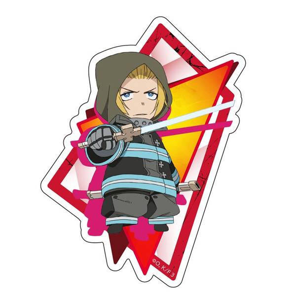 【10月予約】TVアニメ『炎炎ノ消防隊 参ノ章』 ダイカットステッカー アーサー・ボイル ミニキャラ キャラグッズ 4573699580024