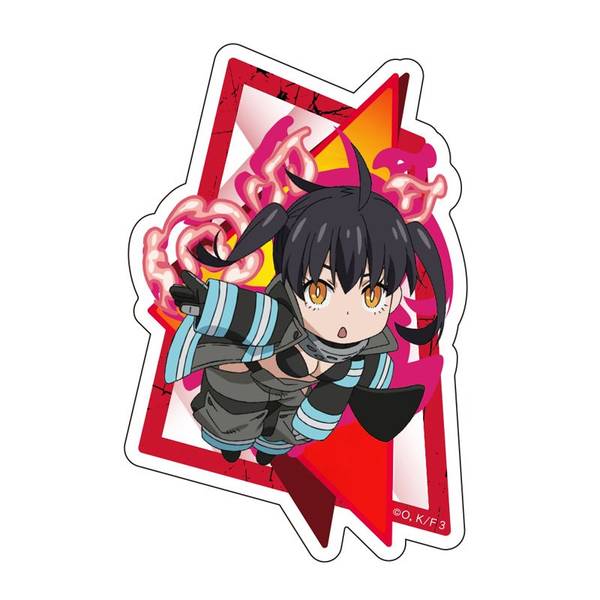 【10月予約】TVアニメ『炎炎ノ消防隊 参ノ章』 ダイカットステッカー 環 古達 ミニキャラ キャラグッズ 4573699580062