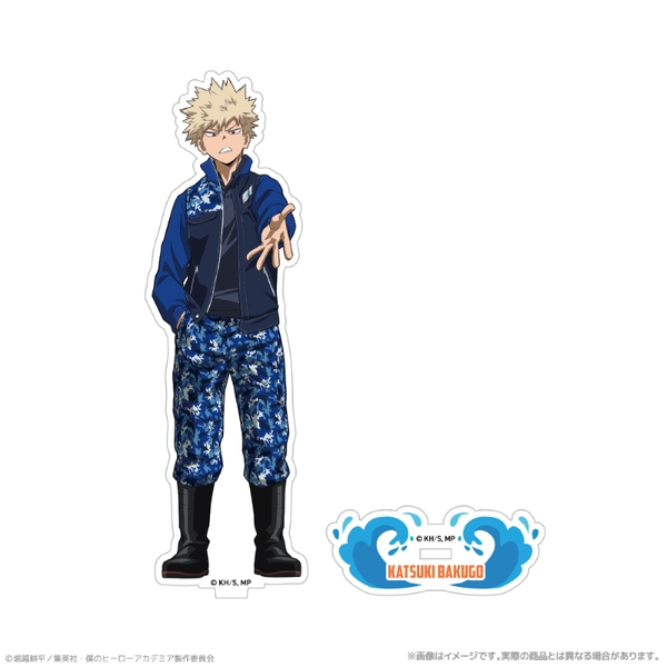 アニメ『僕のヒーローアカデミア』 描き下ろしアクリルスタンド_爆豪勝己 海の生きものたちと一緒にPLUS ULTRA