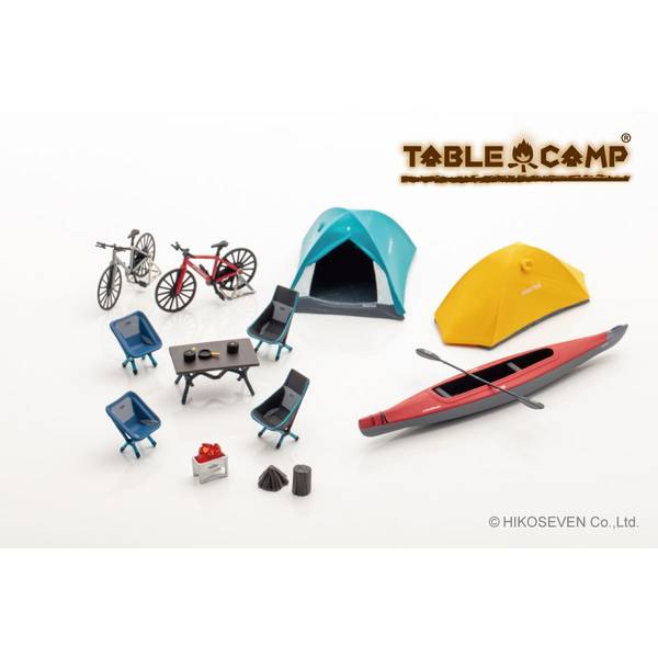モンベル　ステラリッジ2 ターコイズ　3点セット TABLECAMP 1/43 モンベル キャンプセット ステラリッジテント