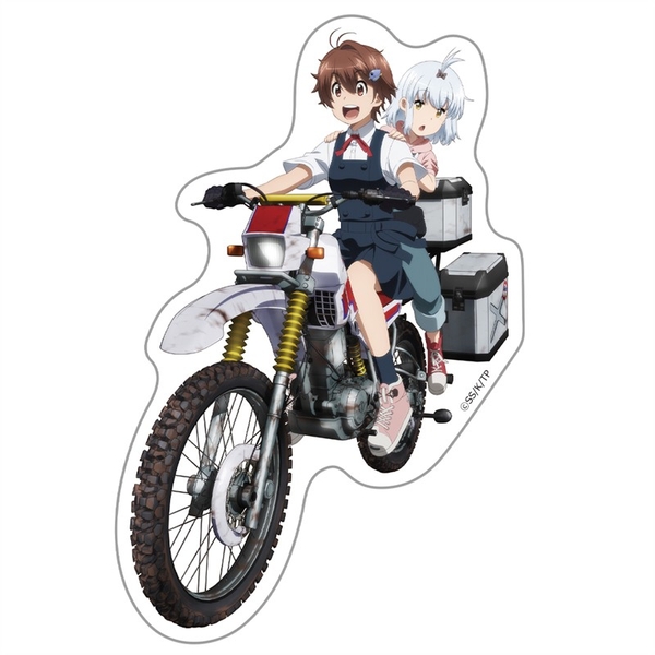 終末ツーリング ダイカットステッカー ヨーコ＆アイリ