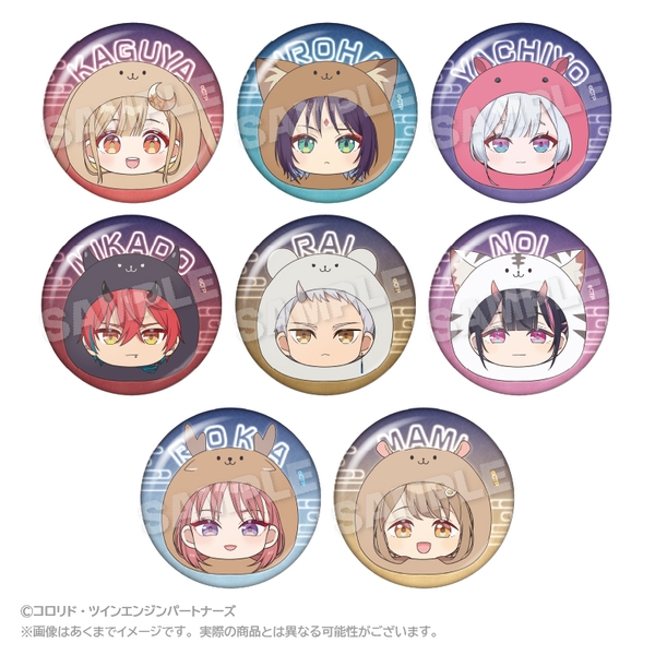 超かぐや姫！ まるめいつトレーディング缶バッジ 8個入BOX