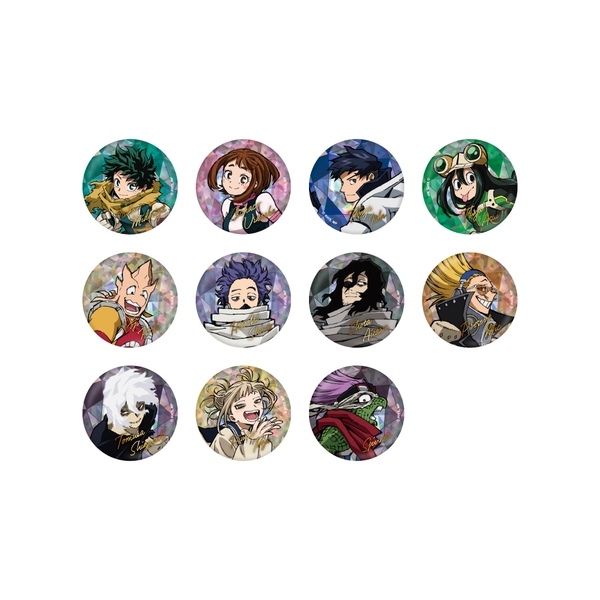 僕のヒーローアカデミア TVアニメ10周年キービジュアル トレーディングホロ缶バッジ A [全11種] 11個入BOX