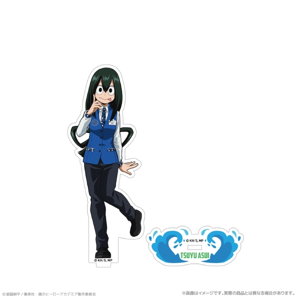 アニメ『僕のヒーローアカデミア』 描き下ろしアクリルスタンド_蛙吹梅雨 海の生きものたちと一緒にPLUS ULTRA