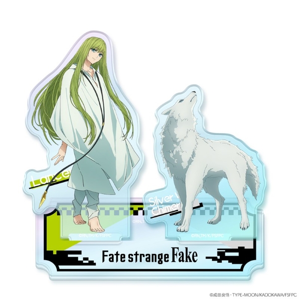 Fate/strange Fake オーロラアクリルニコスタンド 銀狼の合成獣＆ランサー