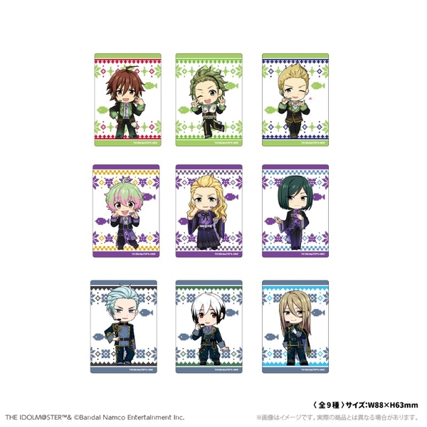アイドルマスター SideM トレーディングクリアカード[ミニキャラA] WPFver. 9個入BOX