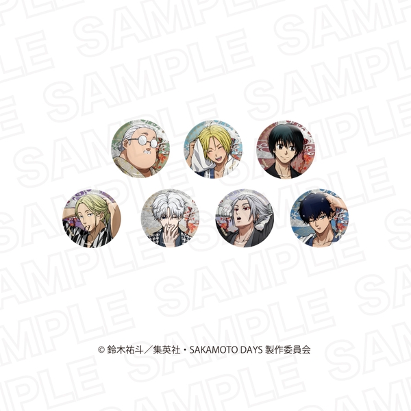 SAKAMOTO DAYS ランダム缶バッジ まつり湯ver 7個入BOX