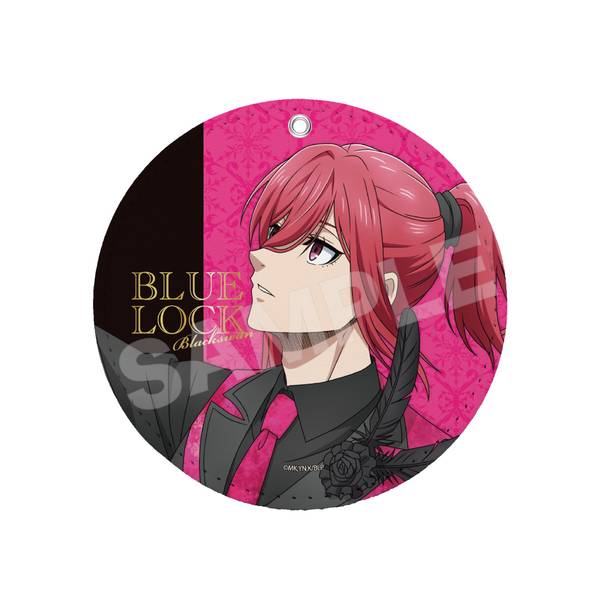 【10月予約】ブルーロック ブラックスワン レザーコースターキーホルダー /03 千切 豹馬 キャラグッズ 4582689104409