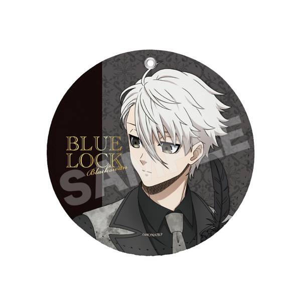 ブルーロック ブラックスワン レザーコースターキーホルダー /04 凪 誠