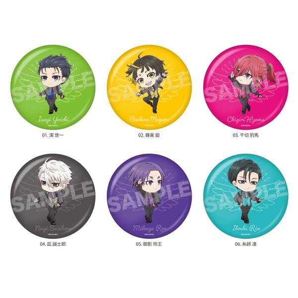 【大幅値下げ可】当選☆非売品『ブルーロック』缶バッジ 12個セット ブルーロック ブラックスワン 缶バッジ /01 BOXB(全6種) 6個入