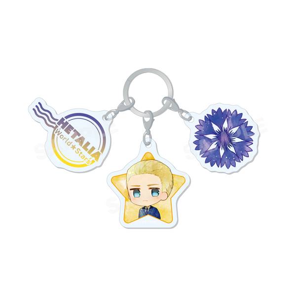 【2月予約】ヘタリア World★Stars キャラでるアート 3連チャーム /02 ドイツ キャラグッズ 4582689110295