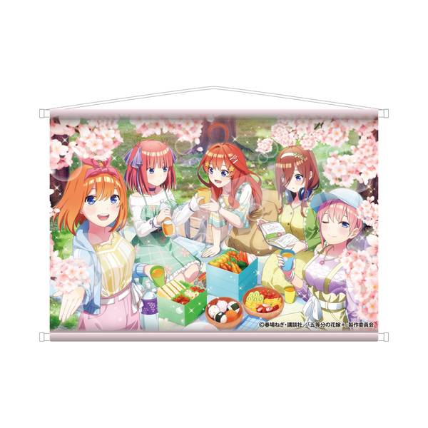 【2月予約】五等分の花嫁 五つ子ちゃんはパズルを五等分できない。 B2タペストリー /01 花見 キャラグッズ 4582689111582