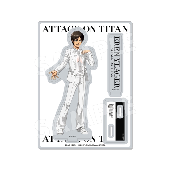 進撃の巨人 Black & White ver. アクリルスタンド /03 エレン(White) (再販品)