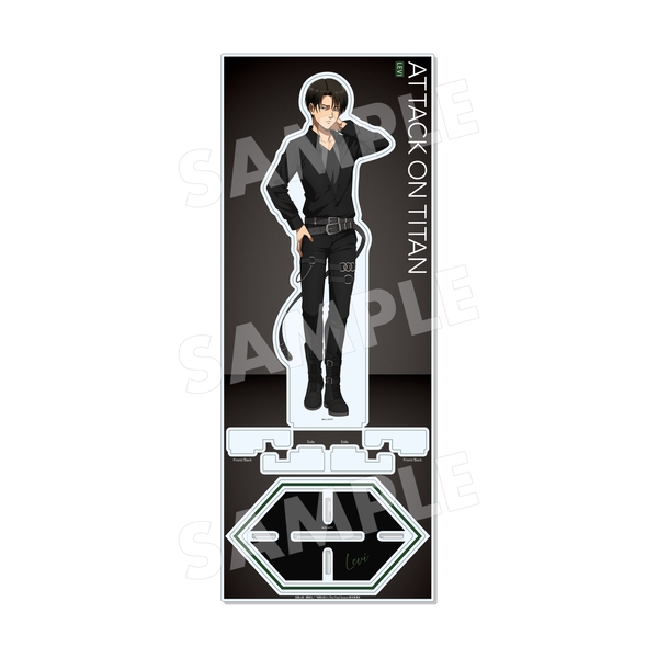 進撃の巨人 Black & White ver. アクリルスタンド(L) /02 リヴァイ(Black) (再販品)