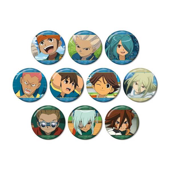 イナズマイレブントレーディング場面写缶バッジ フットボール