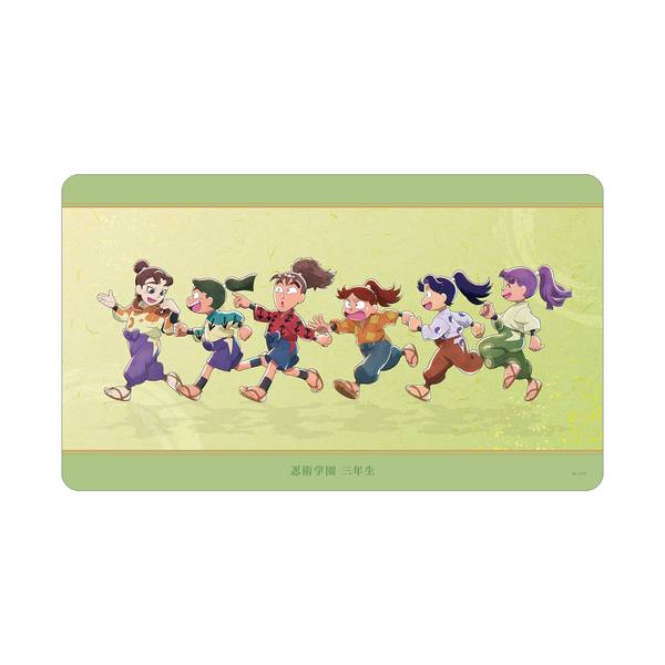 【6月予約】忍たま乱太郎 描き下ろし 三年生集合 みんなで歩むの段ver. マルチデスクマット キャラグッズ 4582711760535