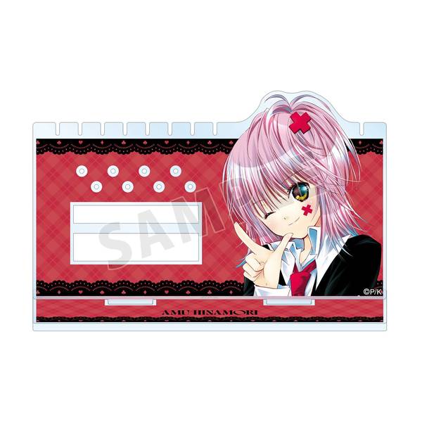 しゅごキャラ あむ 原作絵 ザッキャラ アクスタ アクリルスタンド 4点セット TVアニメ『しゅごキャラ！』より、PALE TONEシリーズの