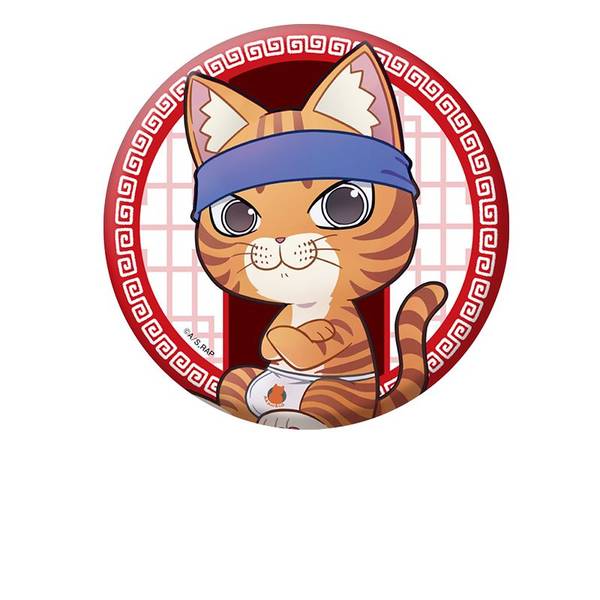 【8月予約】TVアニメ『ラーメン赤猫』 ぺたん娘缶バッジ 文蔵 キャラグッズ 4582739087256