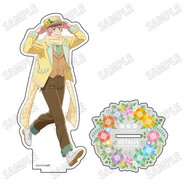 【4月予約】ヘタリア World★Stars描き下ろしBIGアクリルスタンド【フラワーパレードver.】(7)ロシア キャラグッズ 4582777539915
