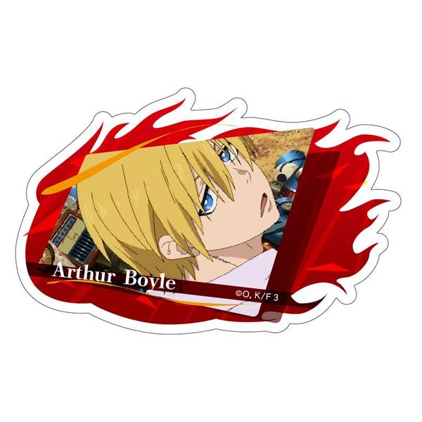 【10月予約】TVアニメ『炎炎ノ消防隊 参ノ章』 ダイカットステッカー アーサー・ボイル キャラグッズ 4582782979935