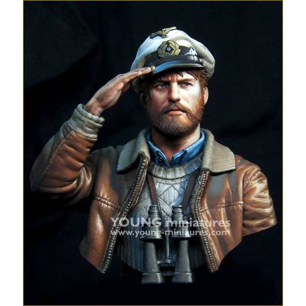 21st CENTURY TOYS/ドイツ海軍Uボート艦長フィギュア 9月予約】Young Miniatures 1/10 WWII ドイツ海軍 Uボート艦長