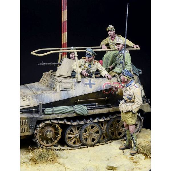 11月予約】D-Day Miniature Studio 1/35 WWII ドイツ 砂漠の