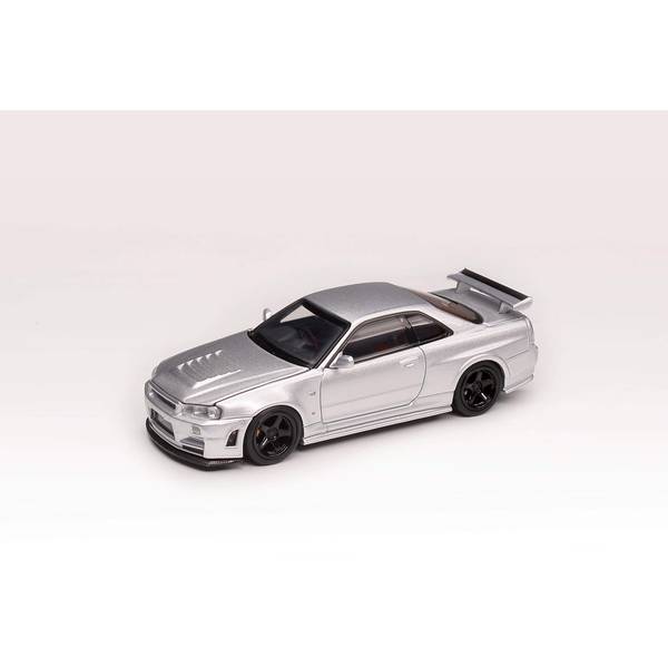 スカイラインGTR R34 日産 味わい深い 1/24 ミニカー 紫