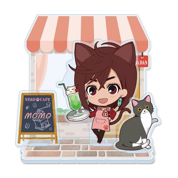 【10月予約】TVアニメ『ダンダダン』 ぷちちょこ ミニアクリルジオラマ[モモ]猫カフェ キャラグッズ 4589830088137