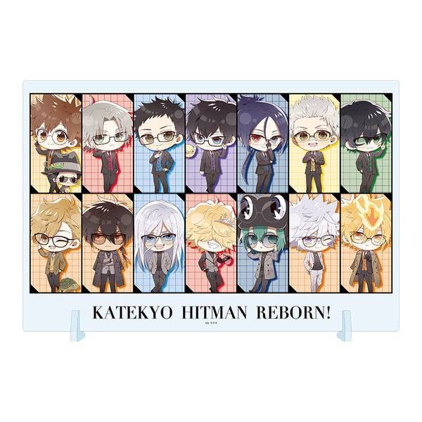 【4月予約】家庭教師ヒットマンREBORN! ぷちちょこ BIGアクリルボード メガネ&スーツver. キャラグッズ 4589830090826